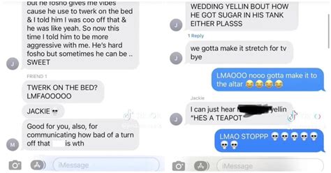 jackies leaked texts|Leaked Texts From Jackie Of Love Is Blind。